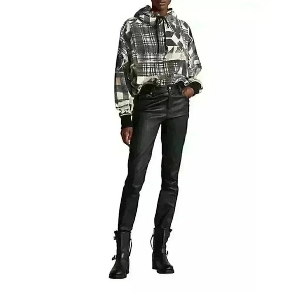 Polo Ralph Lauren Tops - NEW! Polo Ralph Lauren Women's S Fleece Patchwork Hoodie NWT $168